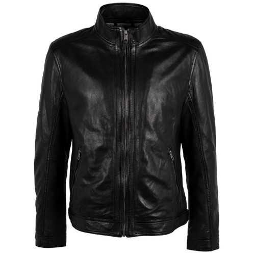 Geaca de Piele Barbati Deercraft Neagra DMOshan