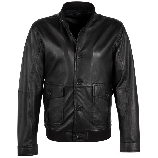 Geaca de Piele Barbati Deercraft Neagra DMPakson