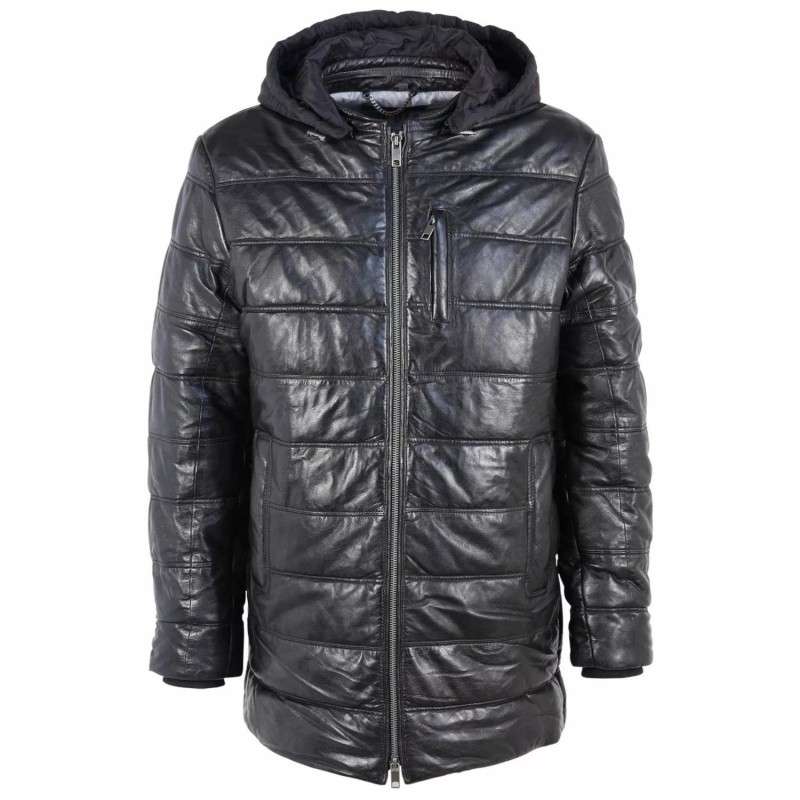 Geaca Lunga de Piele Barbati Deercraft Neagra DMQuirin LACEV W – IMBRACAMINTE Geaca Lunga de Piele Barbati Deercraft Neagra DMQuirin LACEV W – IMBRACAMINTE