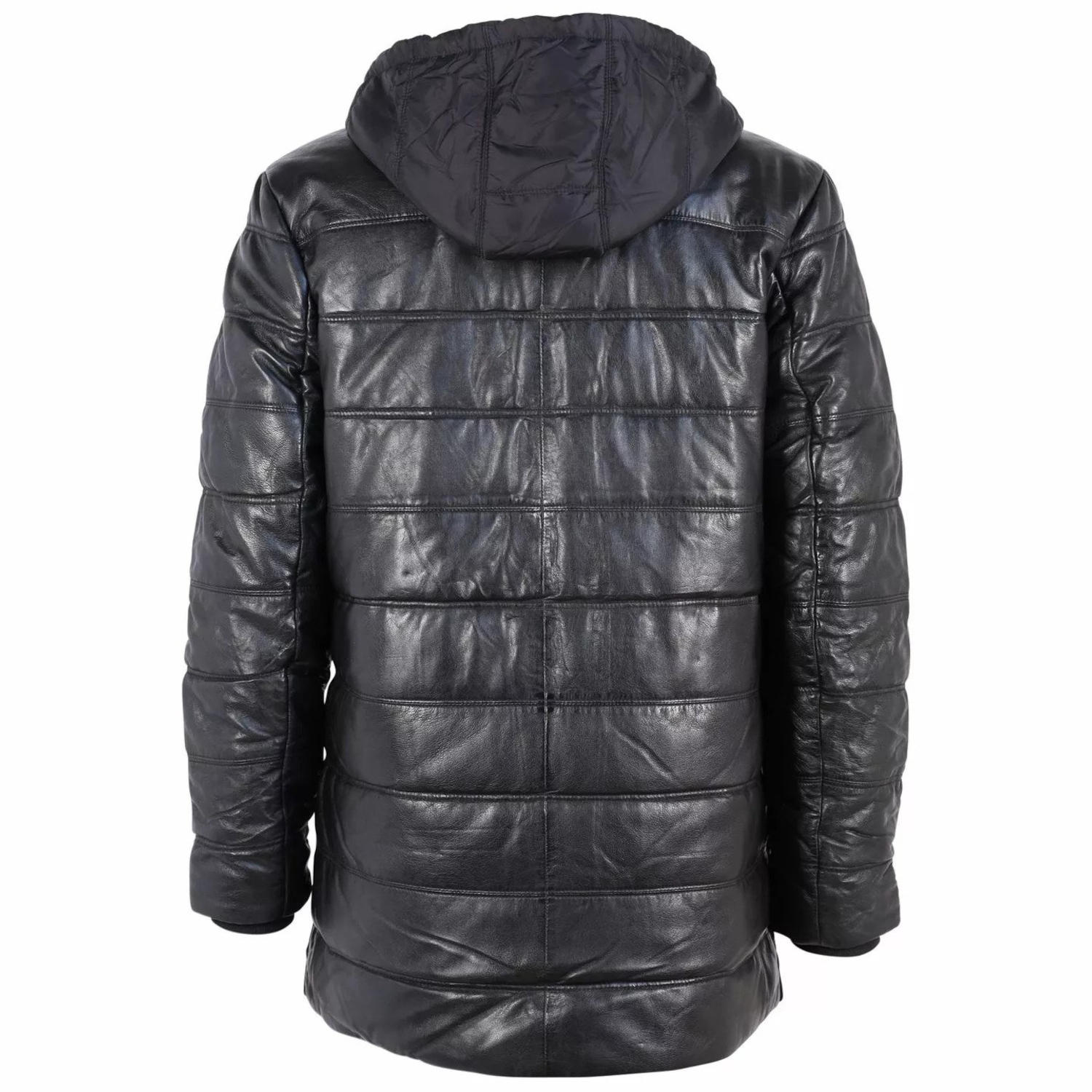 Geaca Lunga de Piele Barbati Deercraft Neagra DMQuirin LACEV W – IMBRACAMINTE