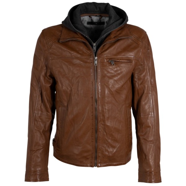 Geaca de Piele Barbati Deercraft Coniac DMRics