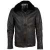Geaca de Iarna din Piele Barbati Deercraft Negru/Bej DMSiryus Geaca de Iarna din Piele Barbati Deercraft Negru/Bej DMSiryus - readytowear.ro