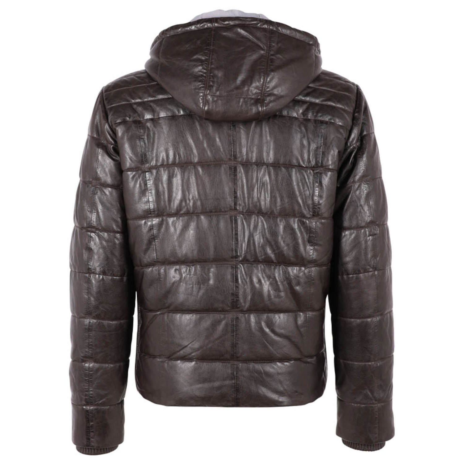 Geaca de Iarna din Piele Barbati Deercraft Maro DMStockley – Black Friday