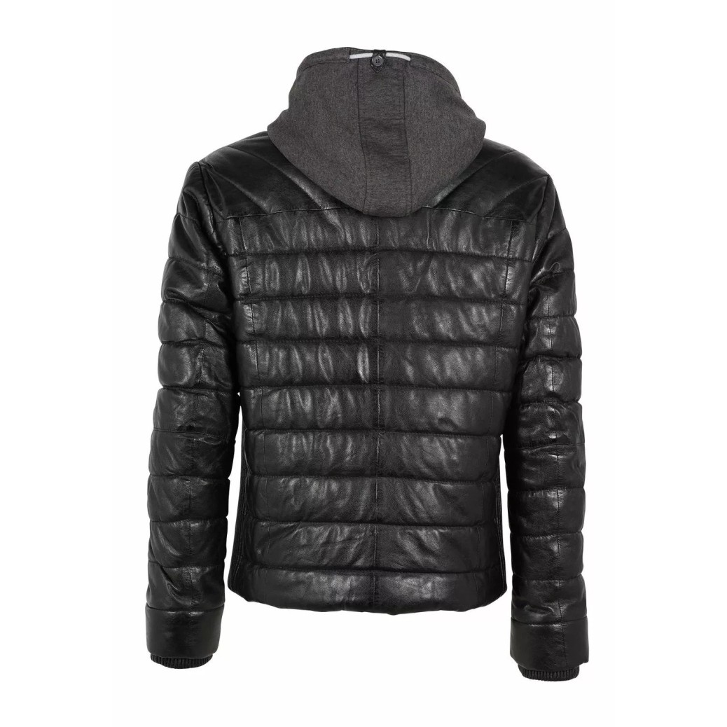 Geaca de Piele Barbati Deercraft Neagra DMStork LNBV W – IMBRACAMINTE