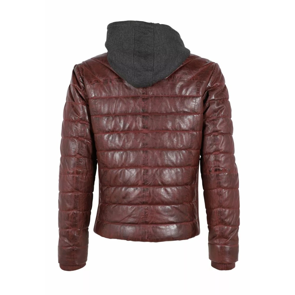 Geaca de Piele Barbati Deercraft Visinie DMStork LNBV W geci de piele - readytowear.ro