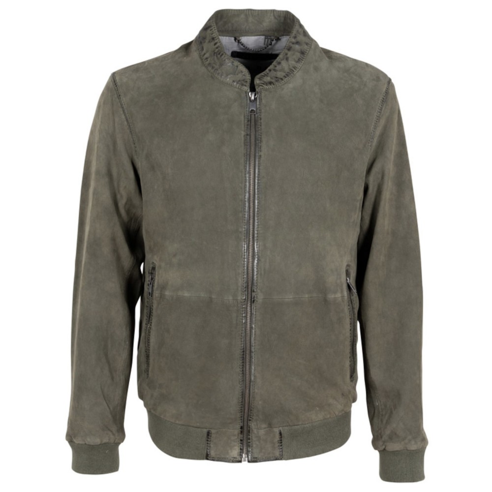 Geaca de Piele Barbati Deercraft Verde Inchis DMSylas Geaca de Piele Barbati Deercraft Verde Inchis DMSylas - readytowear.ro