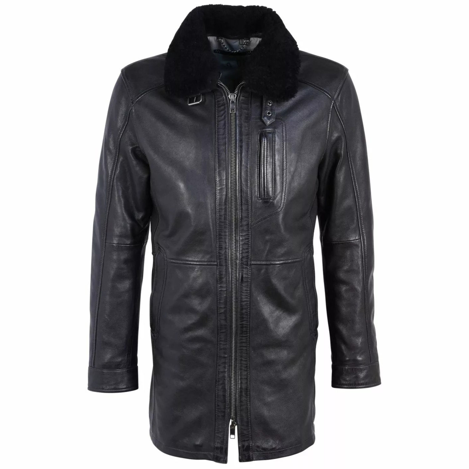 Geaca Lunga de Piele Barbati Gipsy Antracit DMThiento LNV – IMBRACAMINTE Geaca Lunga de Piele Barbati Gipsy Antracit DMThiento LNV – IMBRACAMINTE