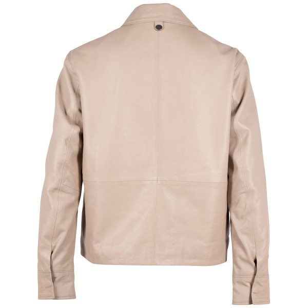 Geaca de Piele Dama Gipsy Bej Deschis Elfi