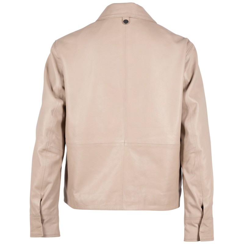 Geaca de Piele Dama Gipsy Bej Deschis Elfi – Black Friday