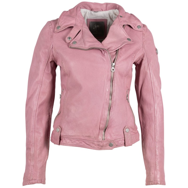 Geaca de Piele Dama Gipsy Roz Deschis Faible – Geci de Piele