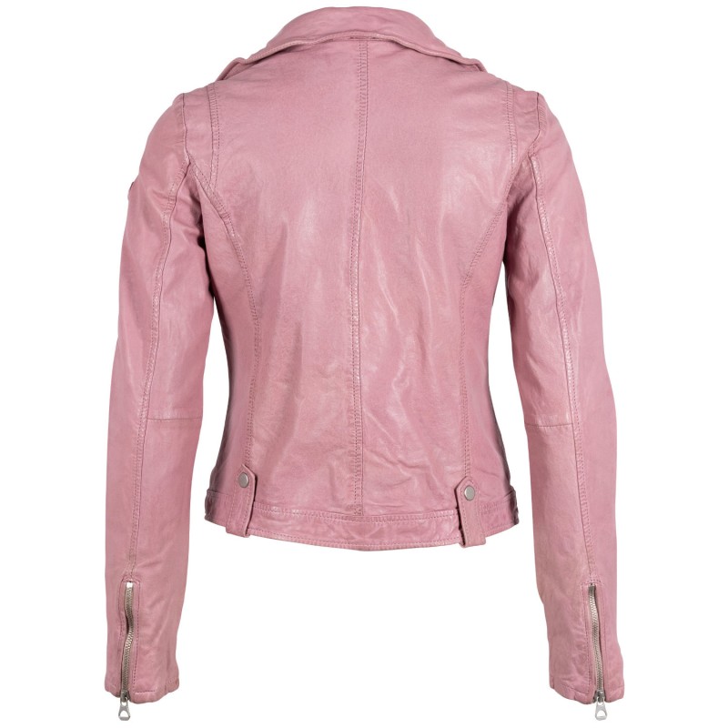 Geaca de Piele Dama Gipsy Roz Deschis Faible – Geci de Piele