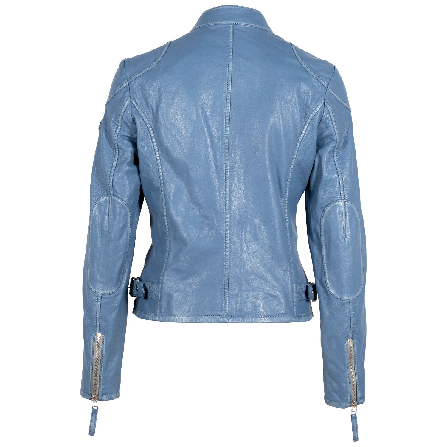 Geaca de Piele Dama Gipsy Albastra Faiza – Geci de Piele