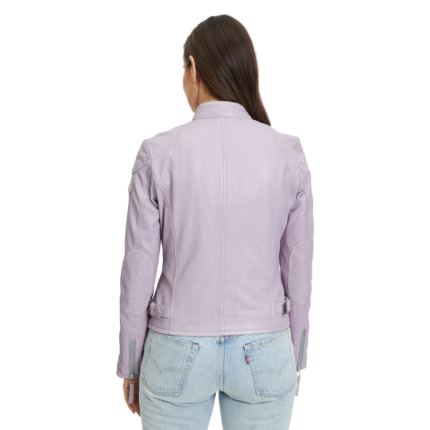 Geaca de Piele Dama Gipsy Mov Lavanda Faiza – Geci de Piele