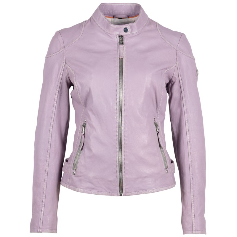 Geaca de Piele Dama Gipsy Mov Lavanda Faiza – Black Friday