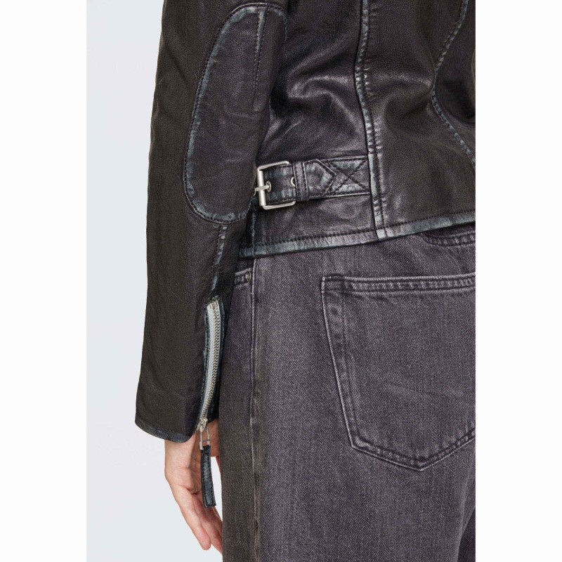 Geaca de Piele Dama Gipsy Neagra Faiza – Geci de Piele Geaca de Piele Dama Gipsy Neagra Faiza – Geci de Piele