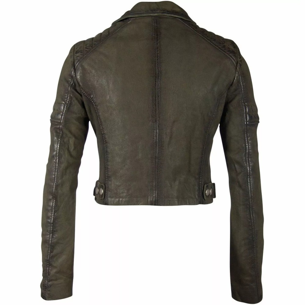 Geaca de Piele Dama Gipsy Olive G2GShalin 2 SF LAMIV Geaca de Piele Dama Gipsy Olive G2GShalin 2 SF LAMIV - readytowear.ro