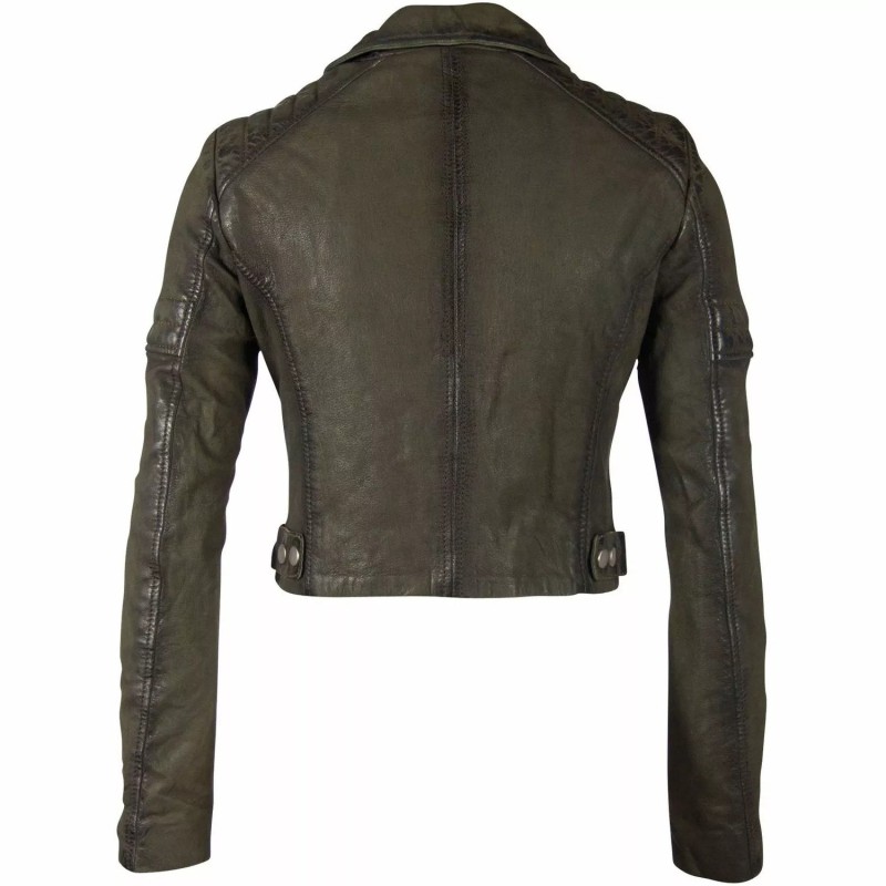 Geaca de Piele Dama Gipsy Olive G2GShalin 2 SF LAMIV – IMBRACAMINTE