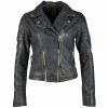 Geaca de Piele Dama Gipsy Negru/Gri G2GShalin SF LACOV Geaca de Piele Dama Gipsy Negru/Gri G2GShalin SF LACOV - readytowear.ro
