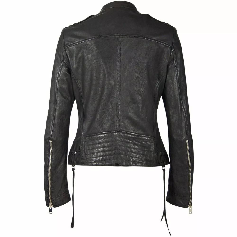 Geaca de Piele Dama Gipsy Neagra G2GShari SF LABONV Geaca de Piele Dama Gipsy Neagra G2GShari SF LABONV - readytowear.ro