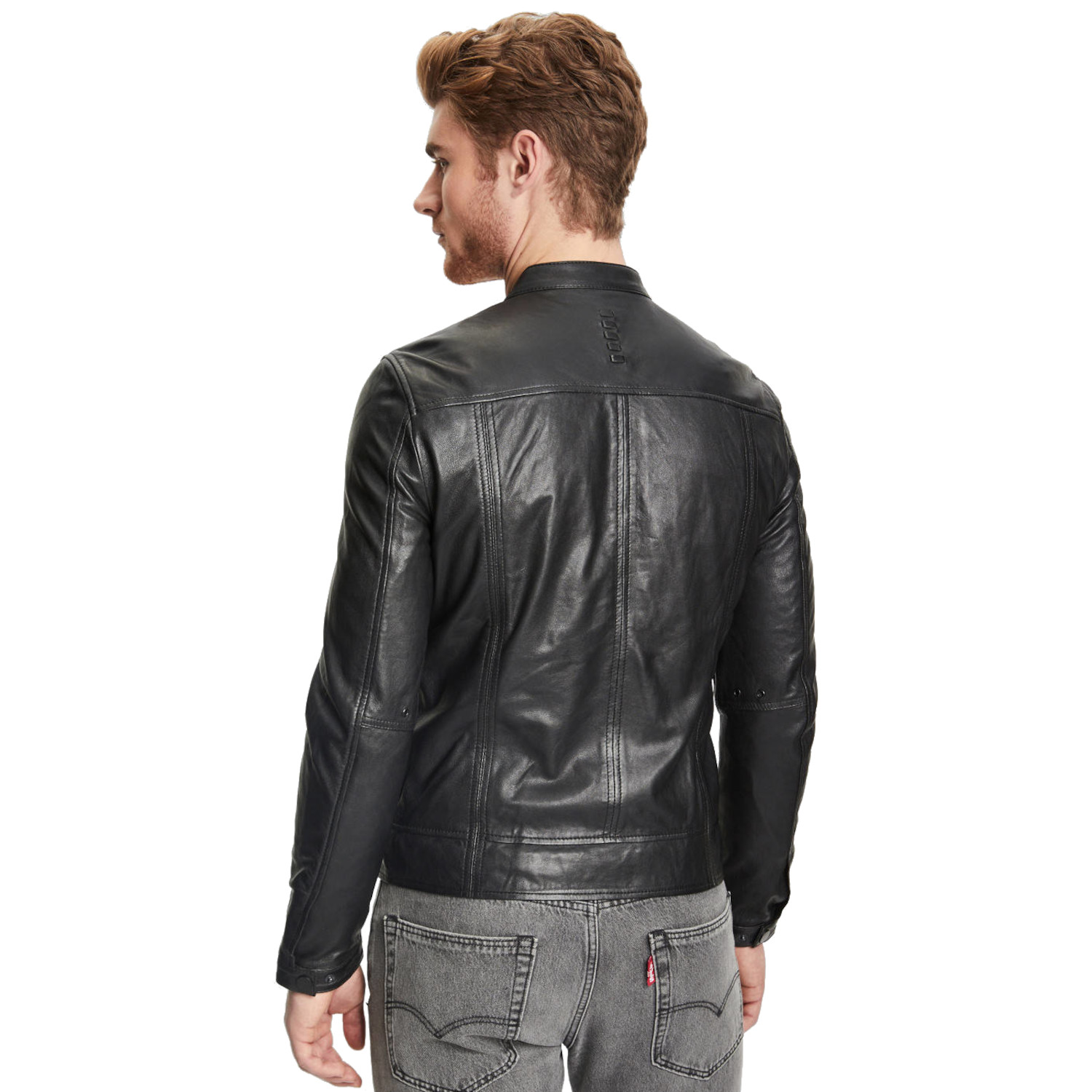 Geaca de Piele Barbati Gipsy Neagra G2MAbe – IMBRACAMINTE
