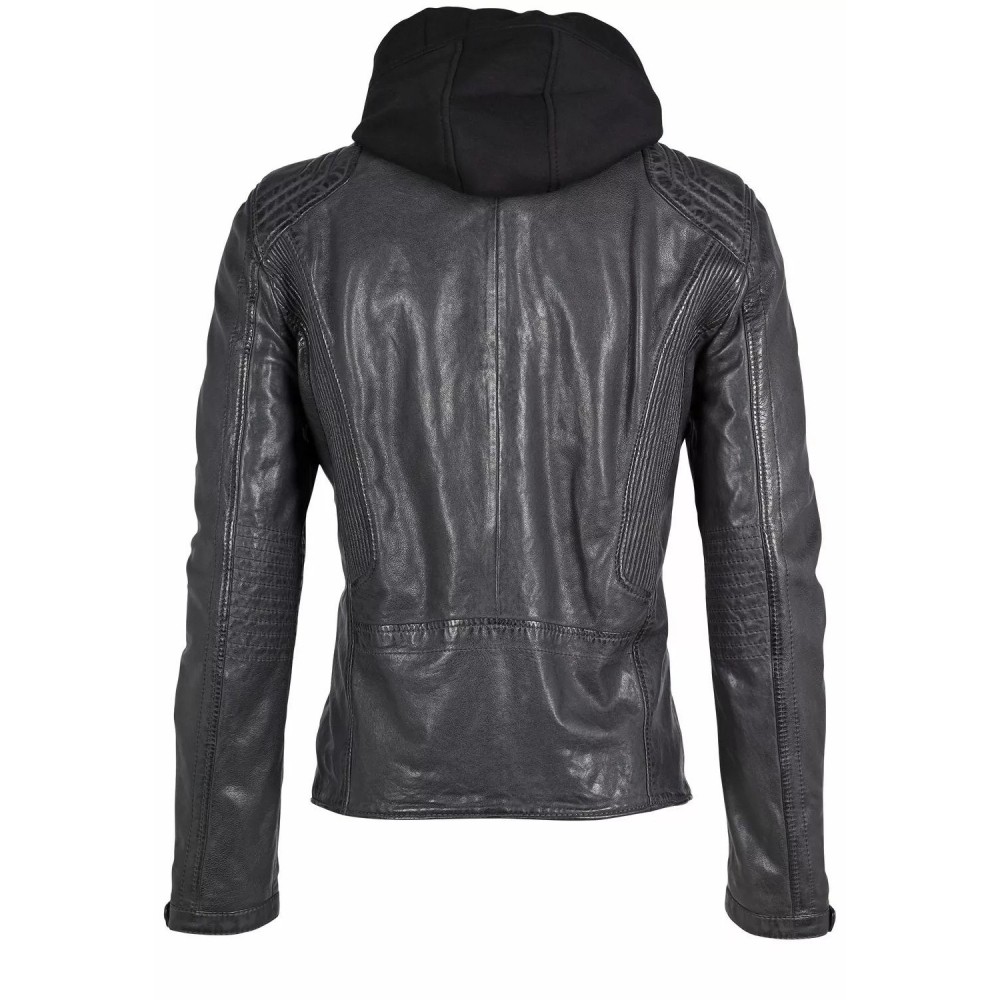 Geaca de Piele Barbati Gipsy Antracit G2MAiden SF LAJORV Geaca de Piele Barbati Gipsy Antracit G2MAiden SF LAJORV - readytowear.ro