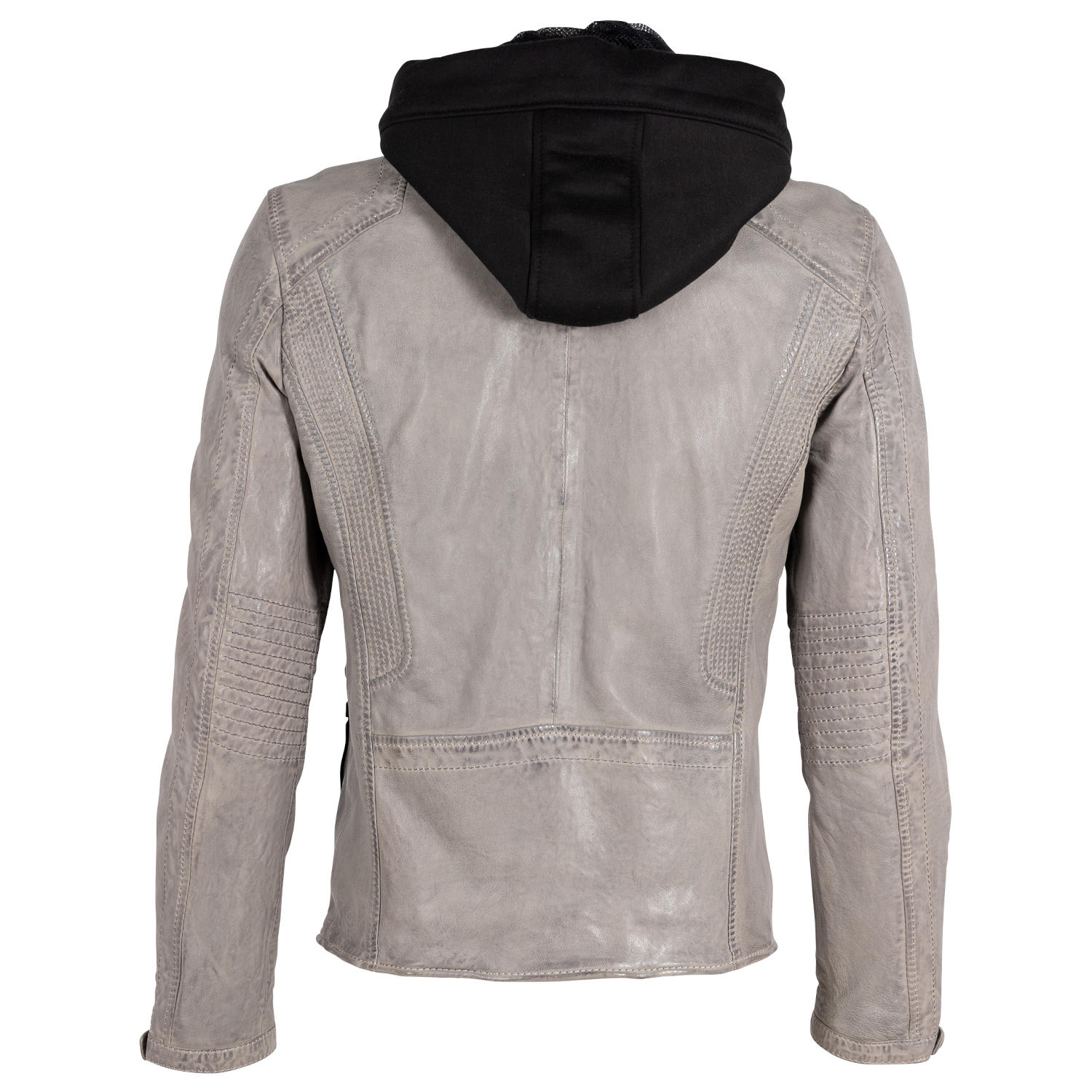 Geaca de Piele Barbati Gipsy Gri Deschis G2MAidon – IMBRACAMINTE