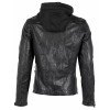 Geaca de Piele Barbati Gipsy Neagra G2MAidon MF LAJORV - readytowear.ro