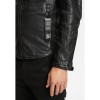 Geaca de Piele Barbati Gipsy Neagra G2MAidon - readytowear.ro