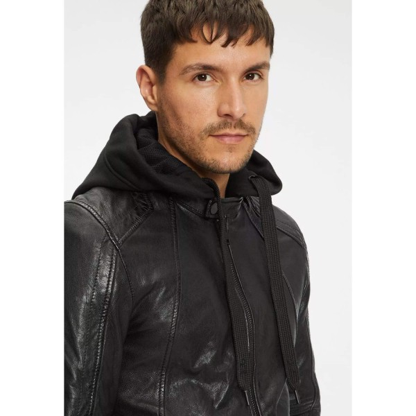 Geaca de Piele Barbati Gipsy Neagra G2MAidon MF LAJORV – Black Friday — fotografia 6