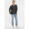 Geaca de Piele Barbati Gipsy Negru Antic G2MAilo Geaca de Piele Barbati Gipsy Negru Antic G2MAilo - readytowear.ro