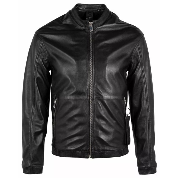 Geaca de Piele Barbati Gipsy Neagra G2MAirth