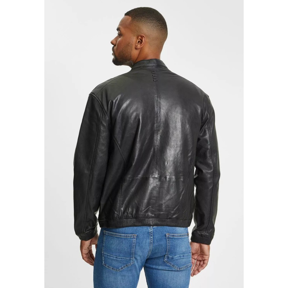 Geaca de Piele Barbati Gipsy Neagra G2MAirth – Black Friday