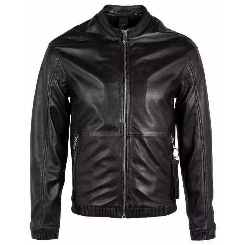Geaca de Piele Barbati Gipsy Neagra G2MAirth