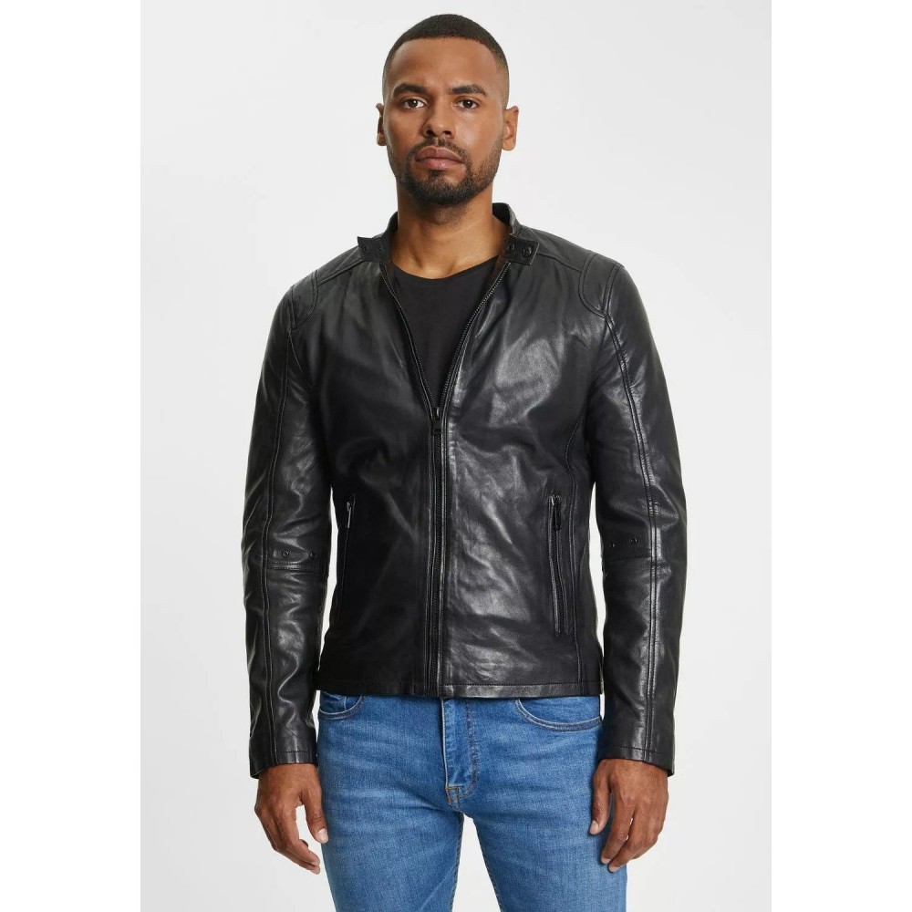 Geaca de Piele Barbati Gipsy Neagra G2MAlim SF LABRIV Geaca de Piele Barbati Gipsy Neagra G2MAlim SF LABRIV - readytowear.ro