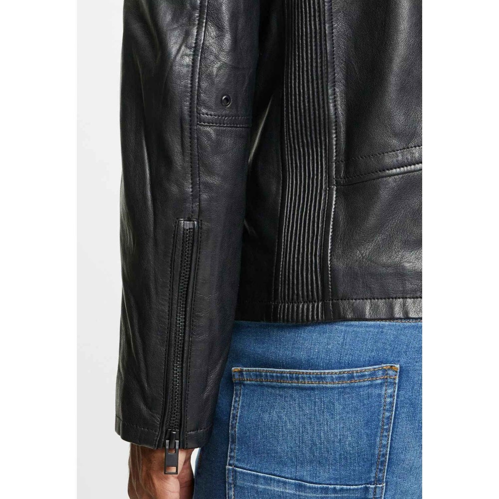 Geaca de Piele Barbati Gipsy Neagra G2MAlim SF LABRIV Geaca de Piele Barbati Gipsy Neagra G2MAlim SF LABRIV - readytowear.ro