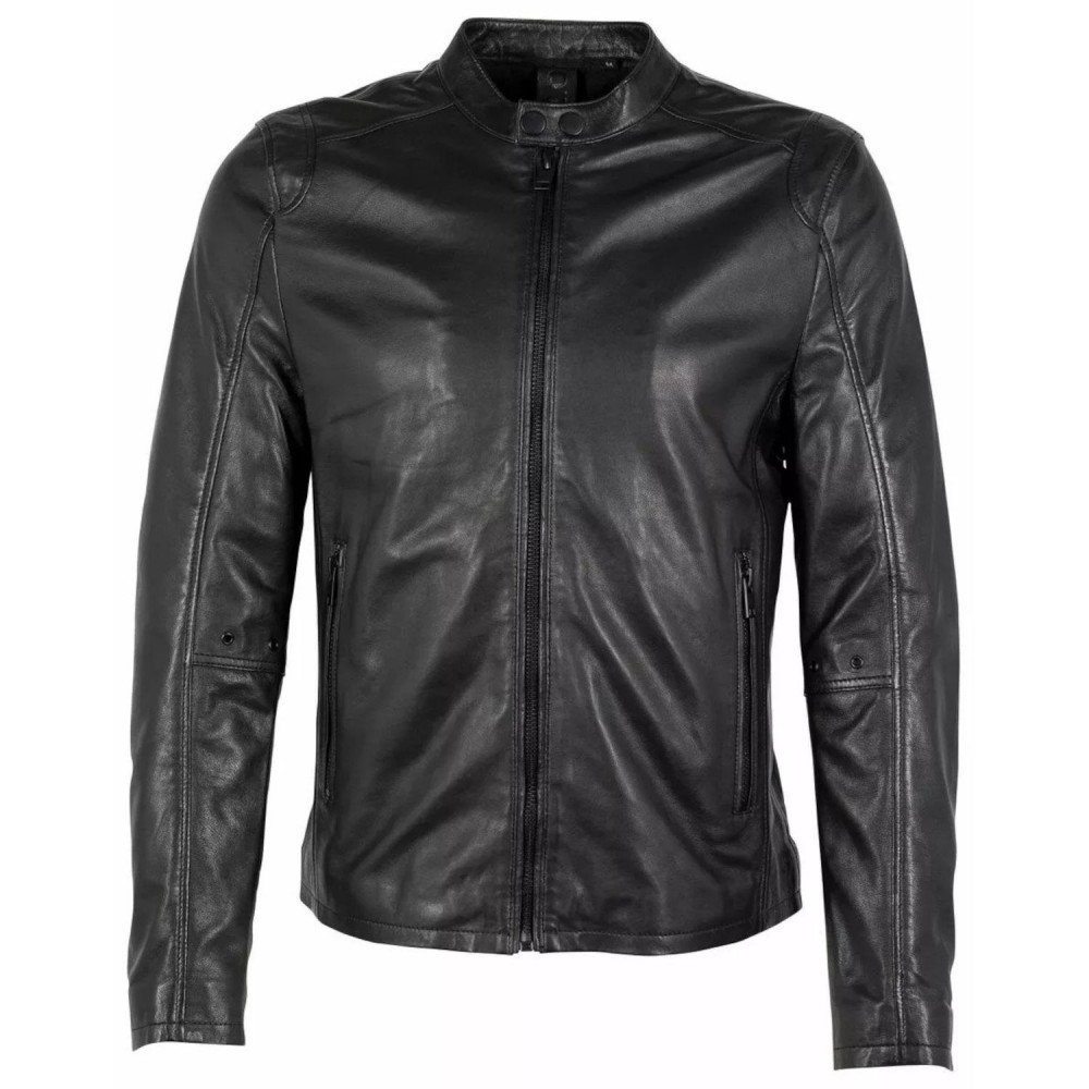 Geaca de Piele Barbati Gipsy Neagra G2MAlim SF LABRIV Geaca de Piele Barbati Gipsy Neagra G2MAlim SF LABRIV - readytowear