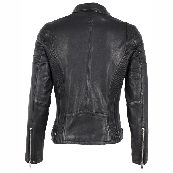 Geaca de Piele Barbati Gipsy Neagra G2MBaryl SF LAVE – Black Friday — fotografia 2
