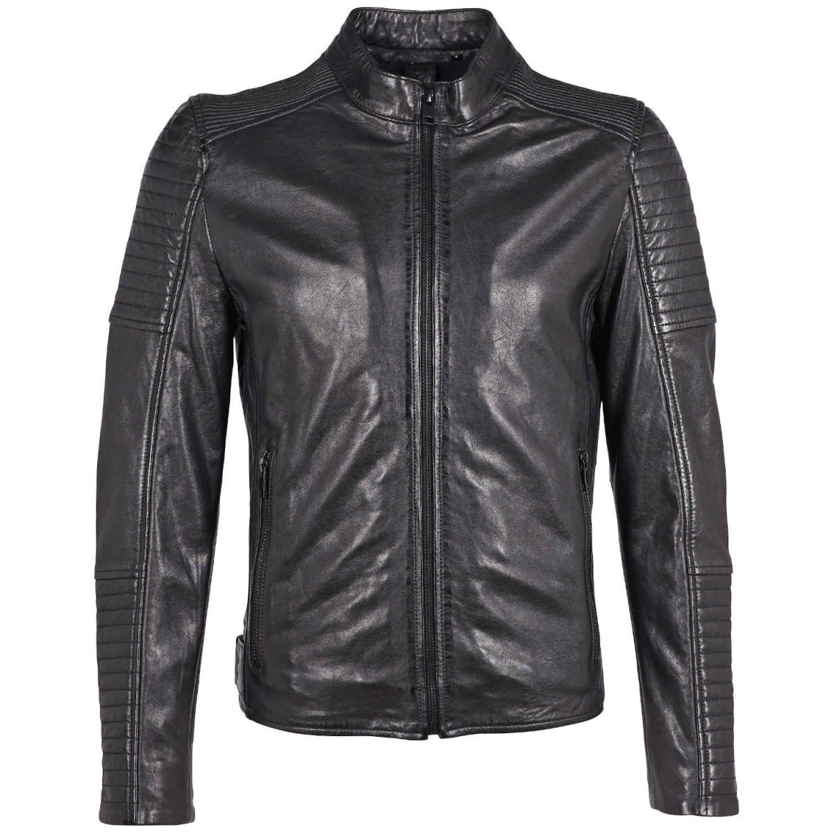 Geaca de Piele Barbati Gipsy Neagra G2MBerin SF NSLVV – IMBRACAMINTE