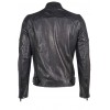 Geaca de Piele Barbati Gipsy Neagra G2MBerin SF NSLVV - readytowear.ro