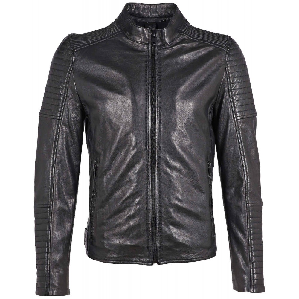 Geaca de Piele Barbati Gipsy Neagra G2MBerin Geaca de Piele Barbati Gipsy Neagra G2MBerin - readytowear