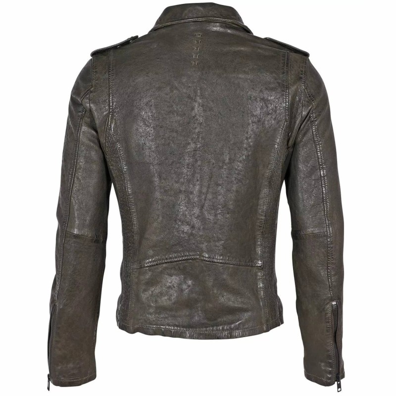 Geaca de Piele Barbati Gipsy Olive Inchis G2MBrennon SF LCOUNTV – IMBRACAMINTE