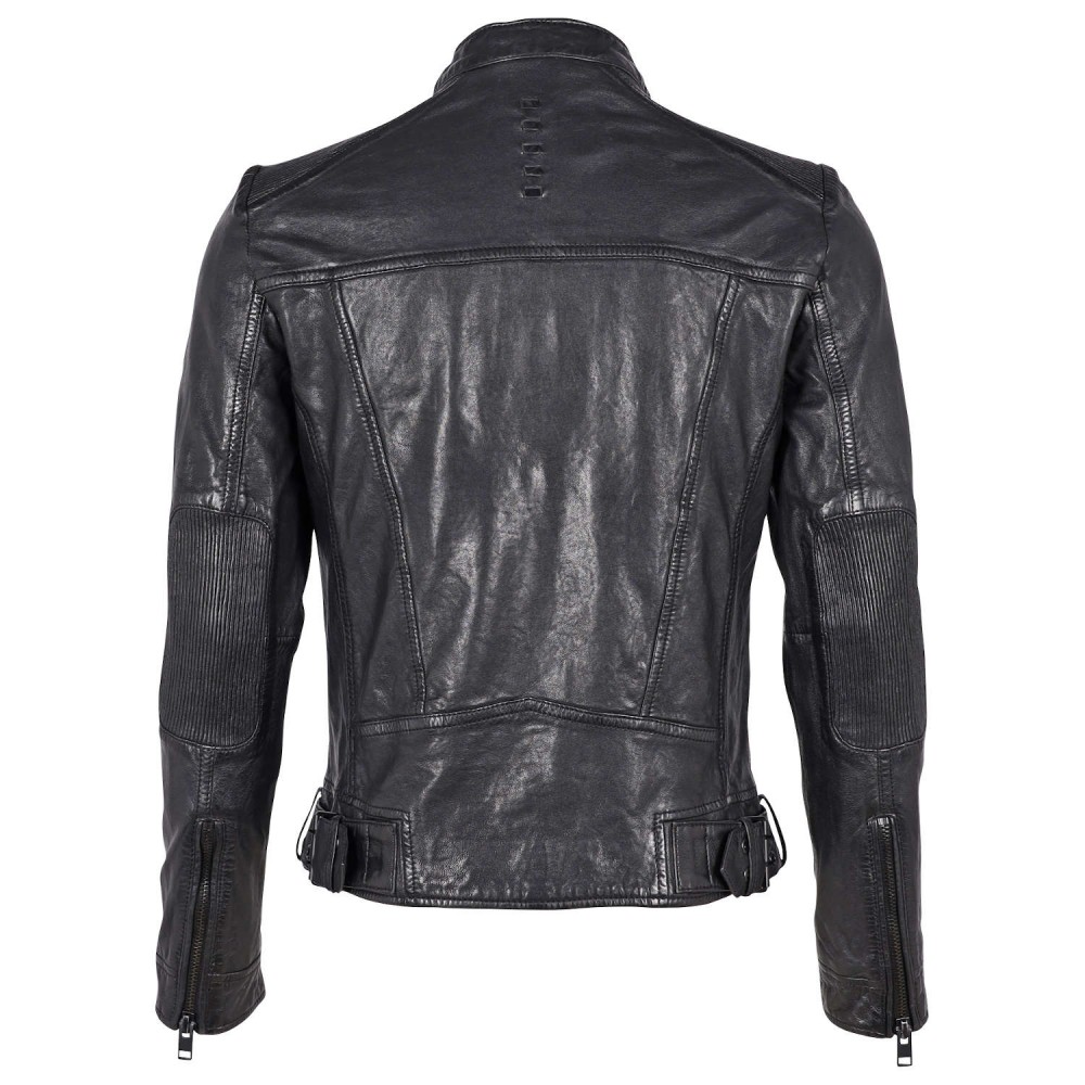 Geaca de Piele Barbati Gipsy Neagra G2MByran Geaca de Piele Barbati Gipsy Neagra G2MByran - readytowear.ro
