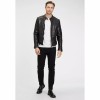 Geaca de Piele Barbati Gipsy Neagra G2MByran Geaca de Piele Barbati Gipsy Neagra G2MByran - readytowear.ro