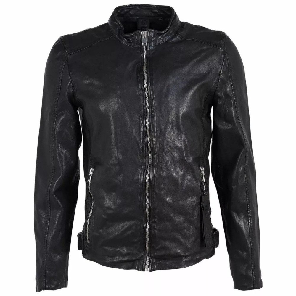Geaca de Piele Barbati Gipsy Neagra G2MCadan Geaca de Piele Barbati Gipsy Neagra G2MCadan - readytowear.ro