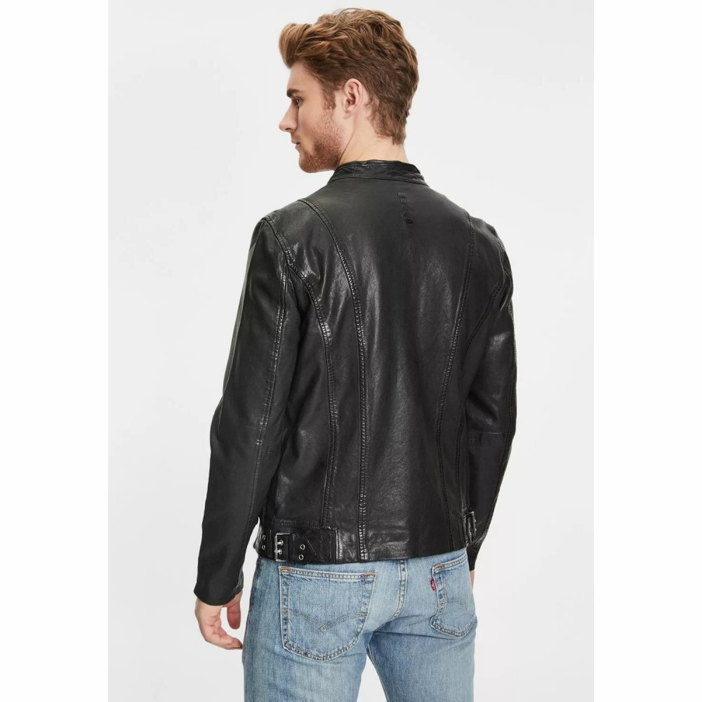 Geaca de Piele Barbati Gipsy Neagra G2MCadan Geaca de Piele Barbati Gipsy Neagra G2MCadan - readytowear.ro