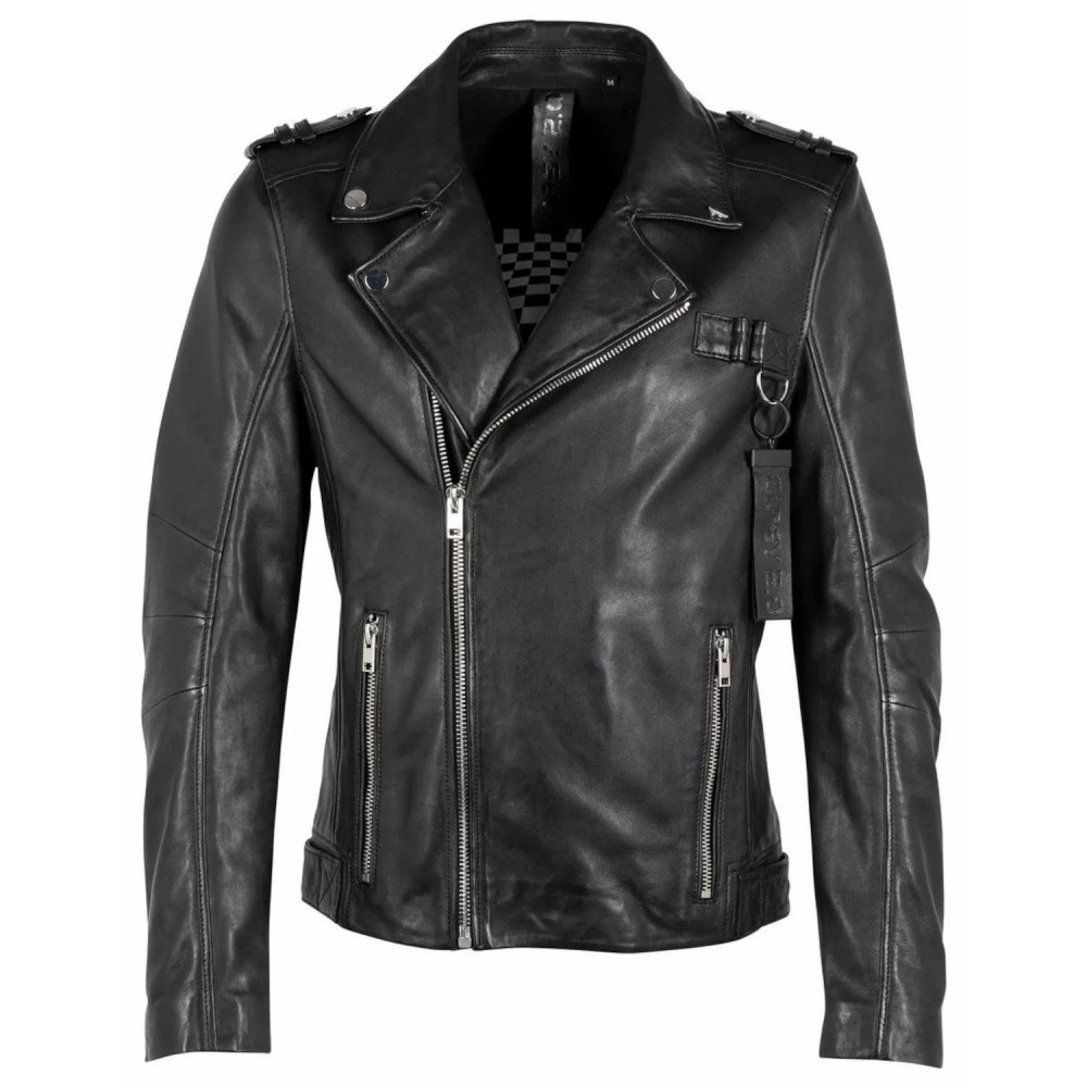 Geaca de Piele Barbati Gipsy Neagra G2MCrail Geaca de Piele Barbati Gipsy Neagra G2MCrail - readytowear.ro