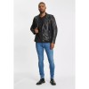 Geaca de Piele Barbati Gipsy Neagra G2MCrail Geaca de Piele Barbati Gipsy Neagra G2MCrail - readytowear.ro