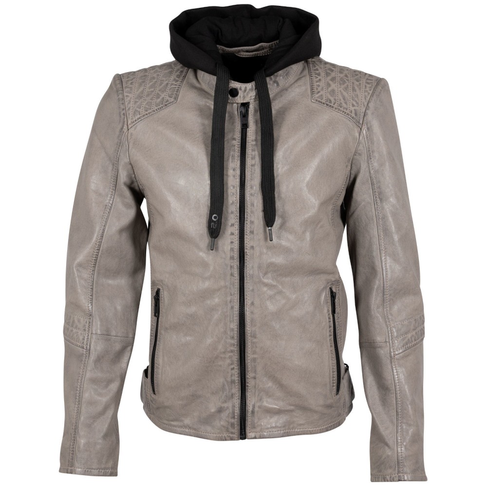 Geaca de Piele Barbati Gipsy Gri Deschis G2MDaryon Geaca de Piele Barbati Gipsy Gri Deschis G2MDaryon - readytowear.ro