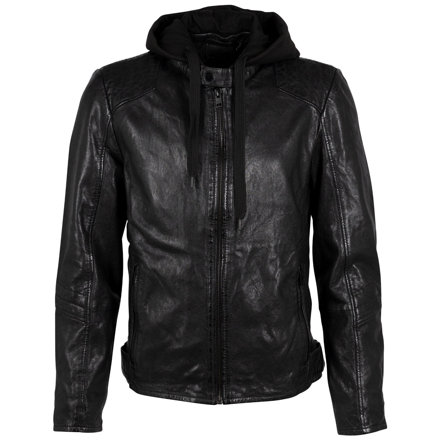 Geaca de Piele Barbati Gipsy Neagra G2MDaryon – Black Friday