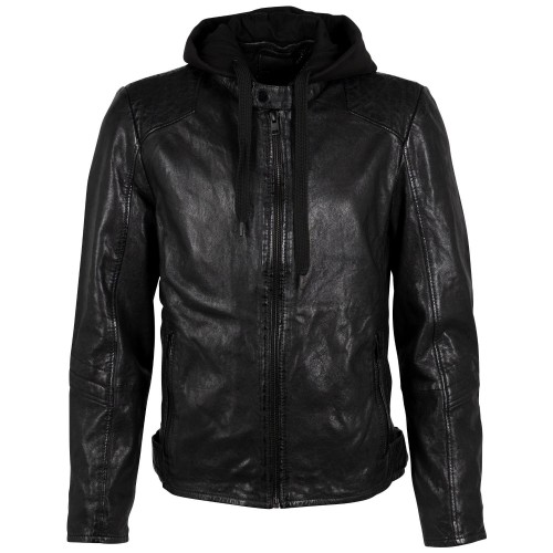 Geaca de Piele Barbati Gipsy Neagra G2MDaryon